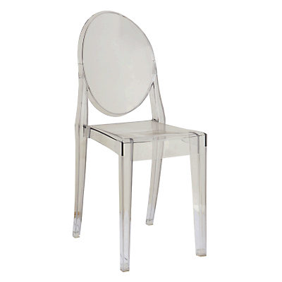 Philippe Starck for Kartell Victoria Ghost Chair Crystal Philippe Starck for Kartell Victoria Ghost Chair Crystal